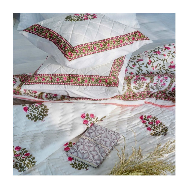 Bedding Set - Quilt, Bedsheet And Pillow Covers 