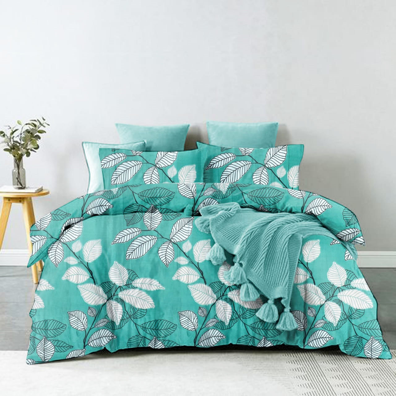 UPNEJA V HANDLOOM Celebration Polycotton Printed Double Bedsheet with two pillow cover ( 90"X100" Gift pack)